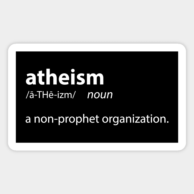 Atheism Magnet by katiestack.art